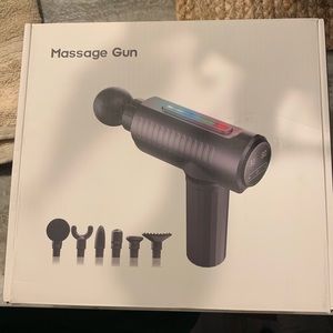 Massage Gun from Amazon. My husband never tried it.